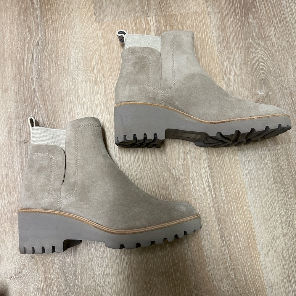 Dolce Vita Taupe Ankle Booties